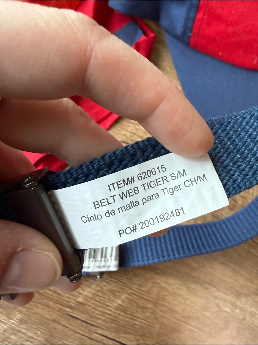 Kids tiger scout Navy Webbing Belt